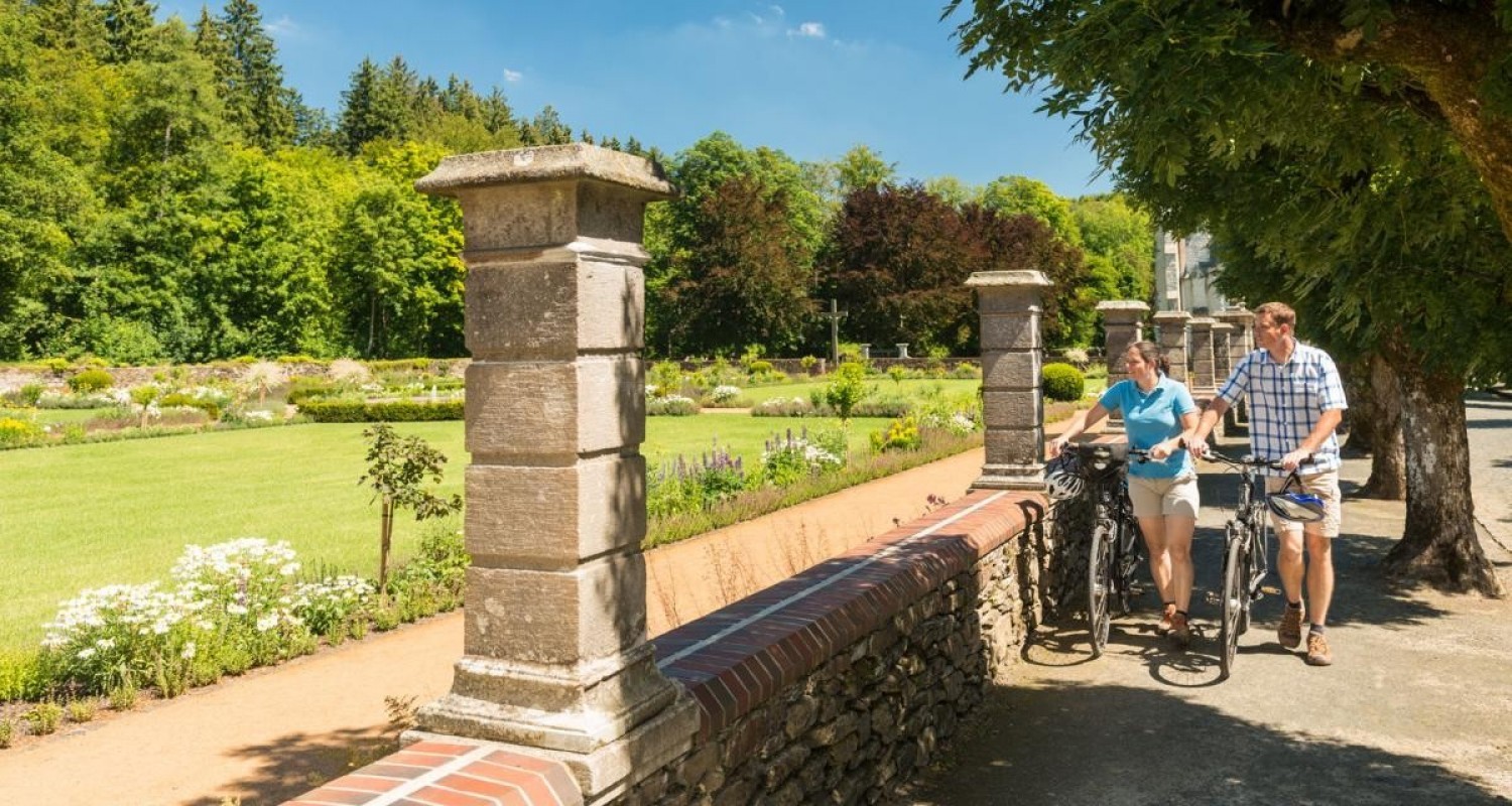 Radfahrer Marienstatt, Radeln im Westerwald, Radtour