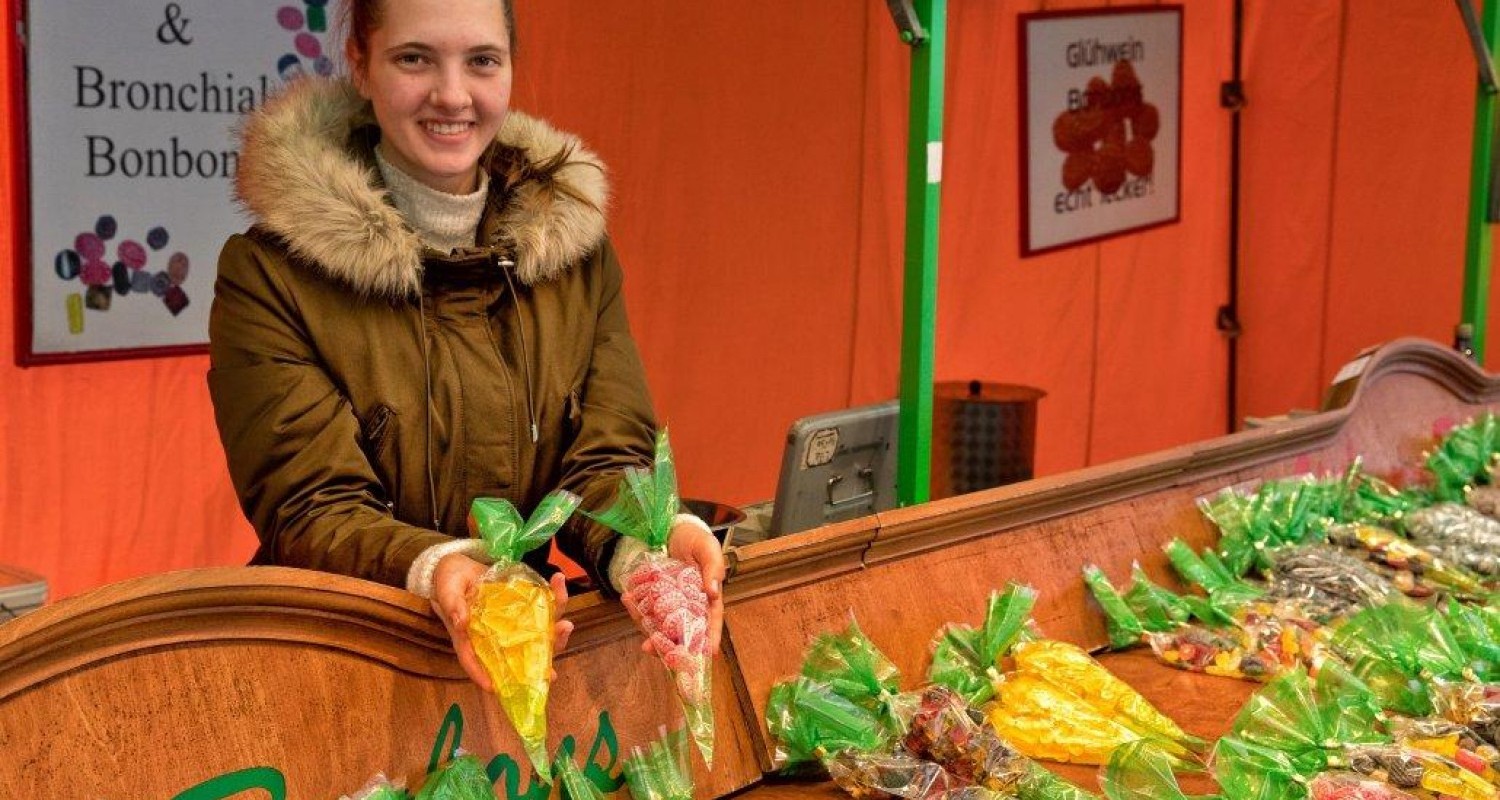 Bonbonstand am Alten Markt