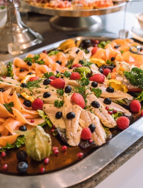 Fischplatte Vorspeisen-Buffet