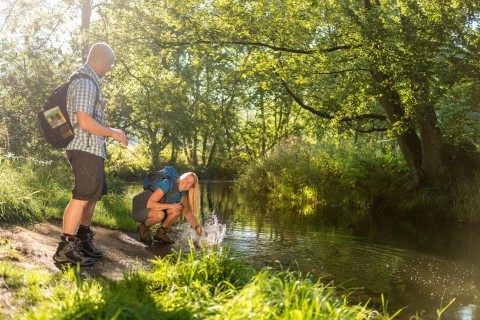 Kühle Erfrischung auf der 7. Etappe des WesterwaldSteigs