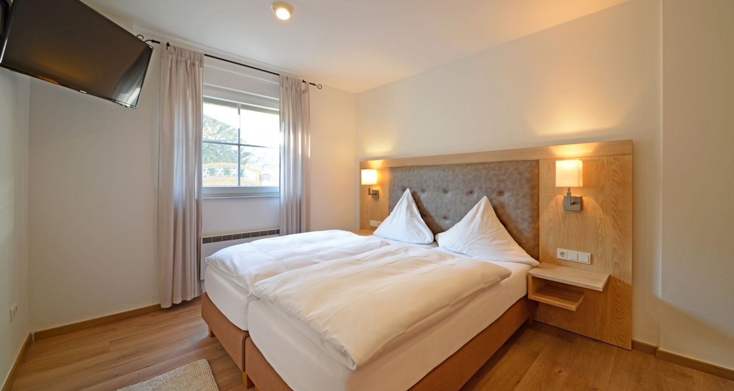 Appartement Seeblick Schlafbereich